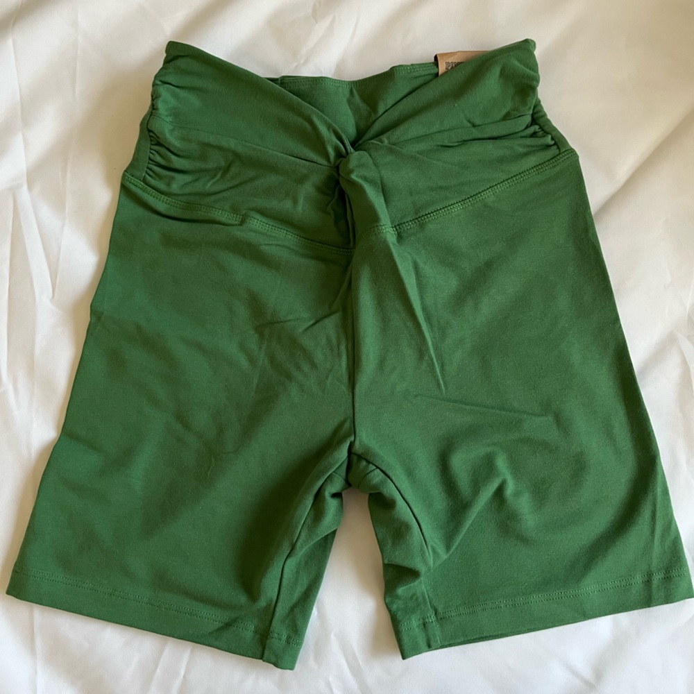 VS PINK bike shorts with tie waist